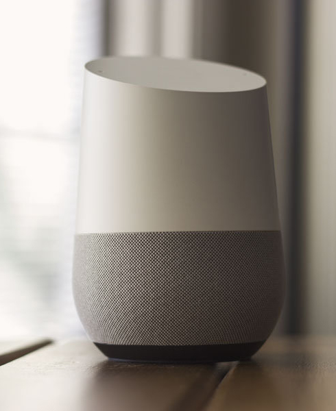 Google home internet of things.