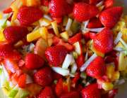 Fresh fruit salad with a touch of spice