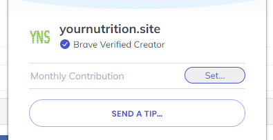 Download Brave browser and support Your Nutrition Site